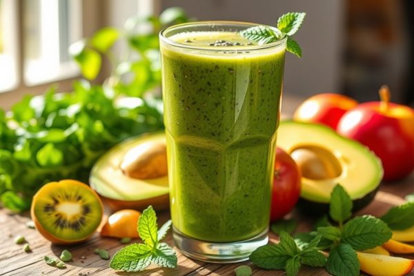 Green Smoothie for Glowing Skin and Clean Gut